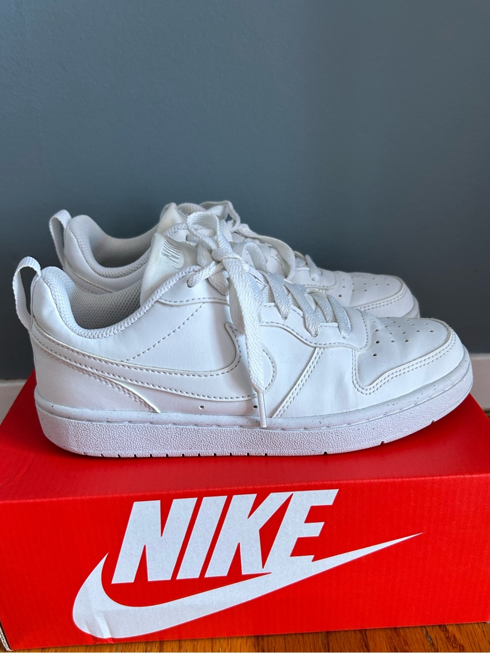 Nike Court Borough Low Recraft Shoes Big Kids Size 4Y. Unisex